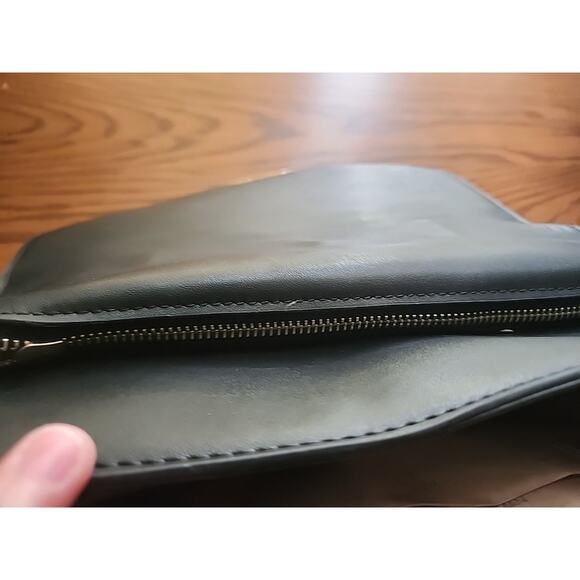 Iman Handbag All Black Croc Emboss and Floral interchageable top - Picture 5 of 6